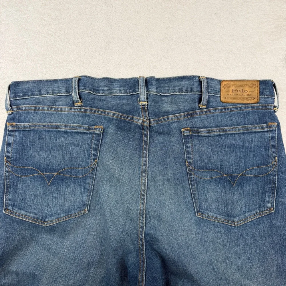 Polo Ralph Lauren Classic Fit Jeans Mens 40x32 Blue Denim Medium Wash Straight